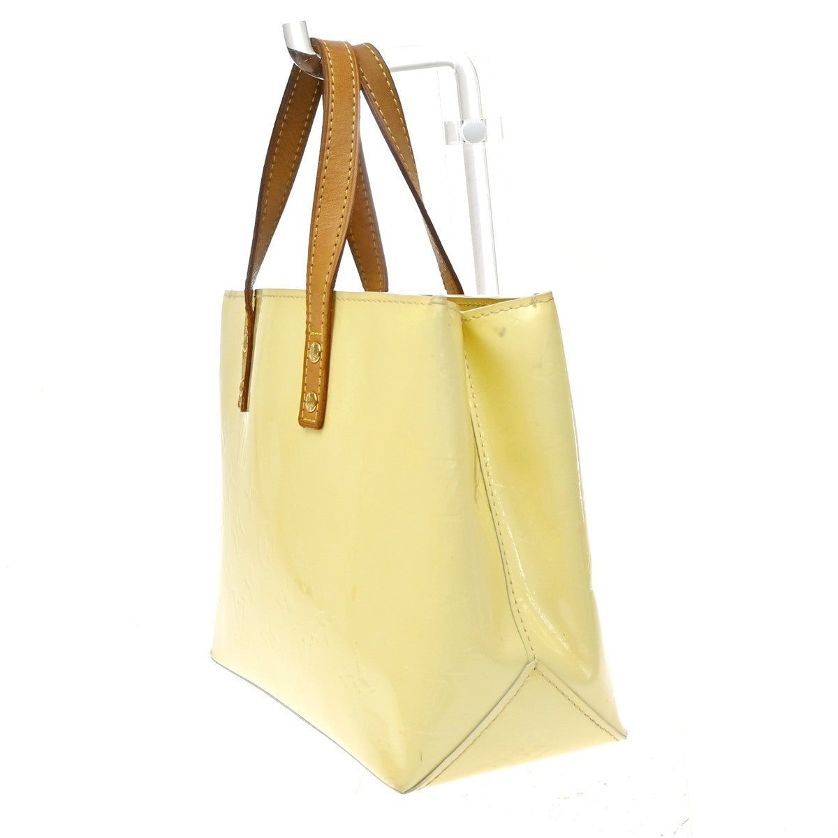 Louis Vuitton Robert Wilson Reade Vernis Yellow Patent_Leather Tote Bag Bag (Pre-Owned)