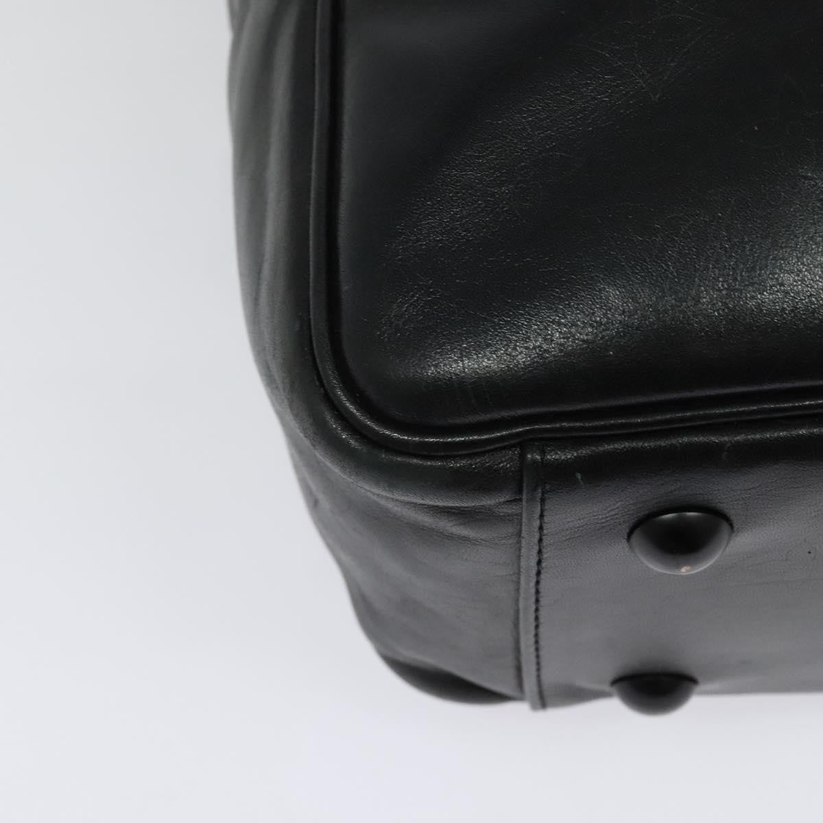 Louis Vuitton Clarkson Messenger Monogram Shadow Leather Black Leather Bag (Pre-Owned)