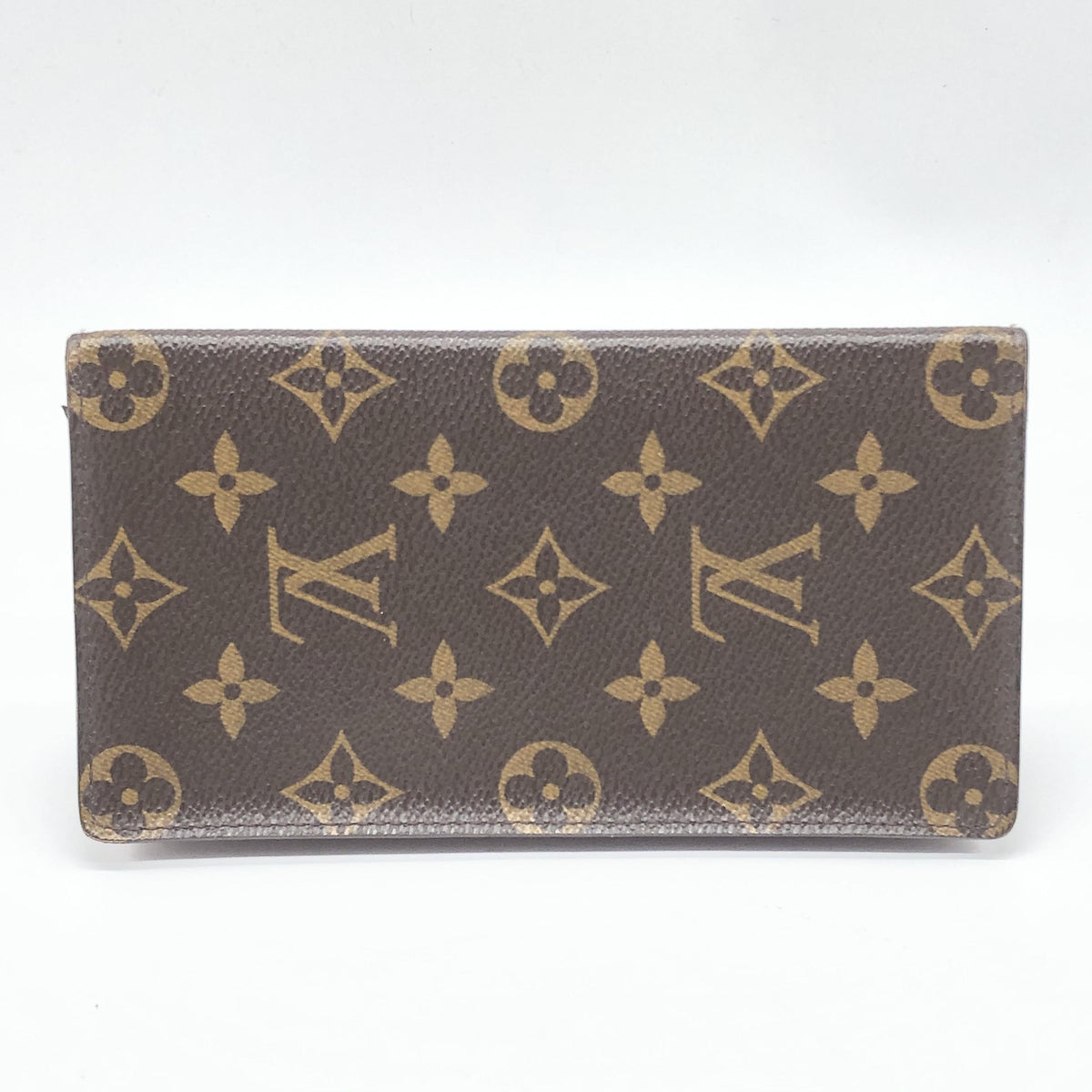 Louis Vuitton Long Wallet Bifold Monogram Canvas Brown Canvas Wallets Accessory (Pre-Owned)