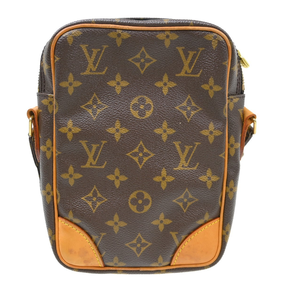 Louis Vuitton Danube Monogram Canvas Brown Canvas Shoulder Bag Bag (Pre-Owned)