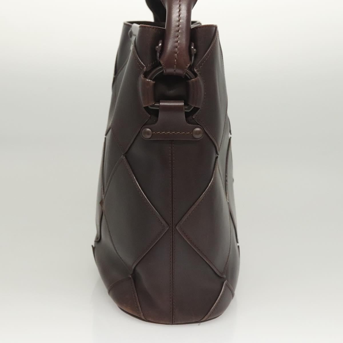 Salvatore Ferragamo Vintage Leather Brown Leather Shoulder Bag Bag (Pre-Owned)