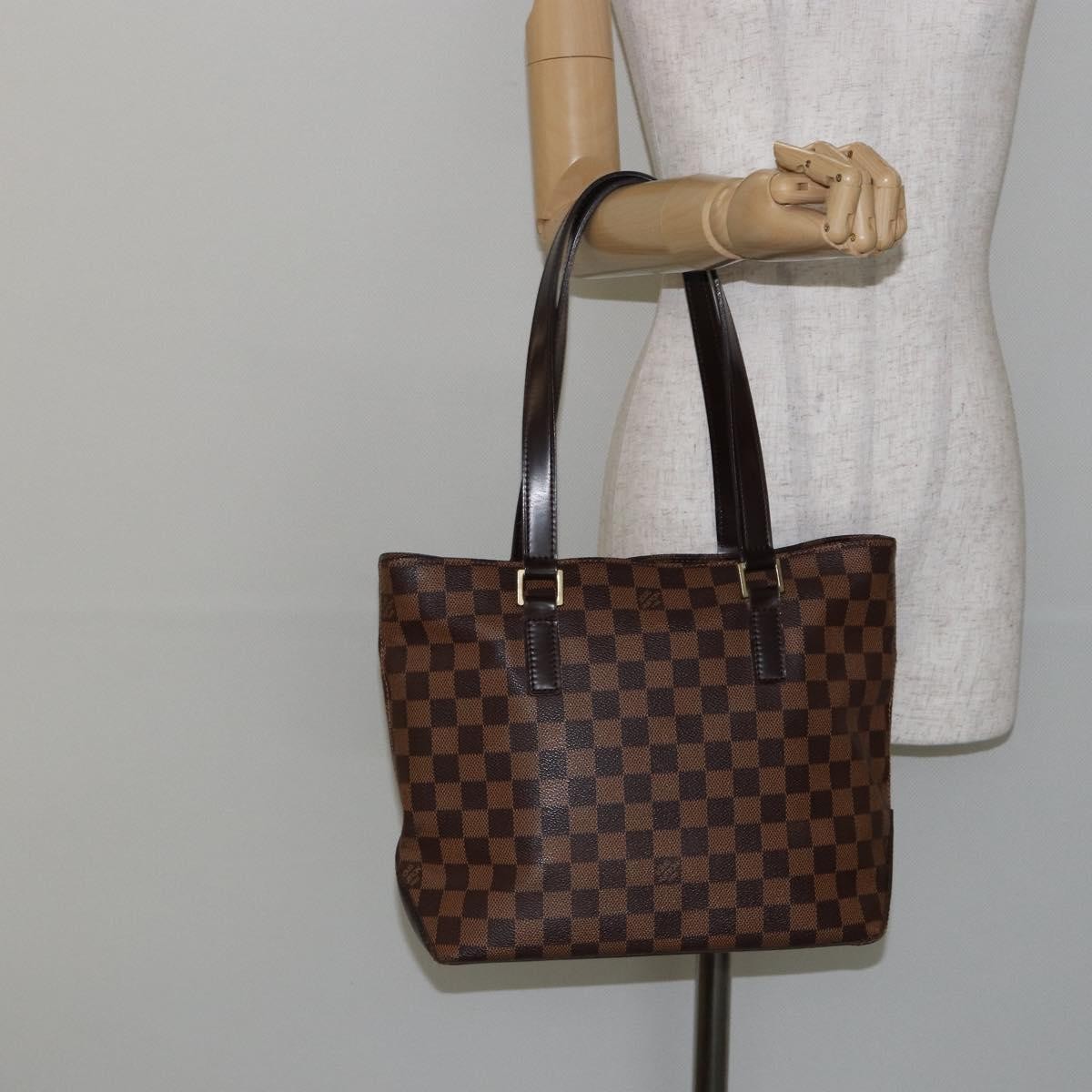 Louis Vuitton Cabas Piano Damier Brown Canvas Tote Bag Bag (Pre-Owned)