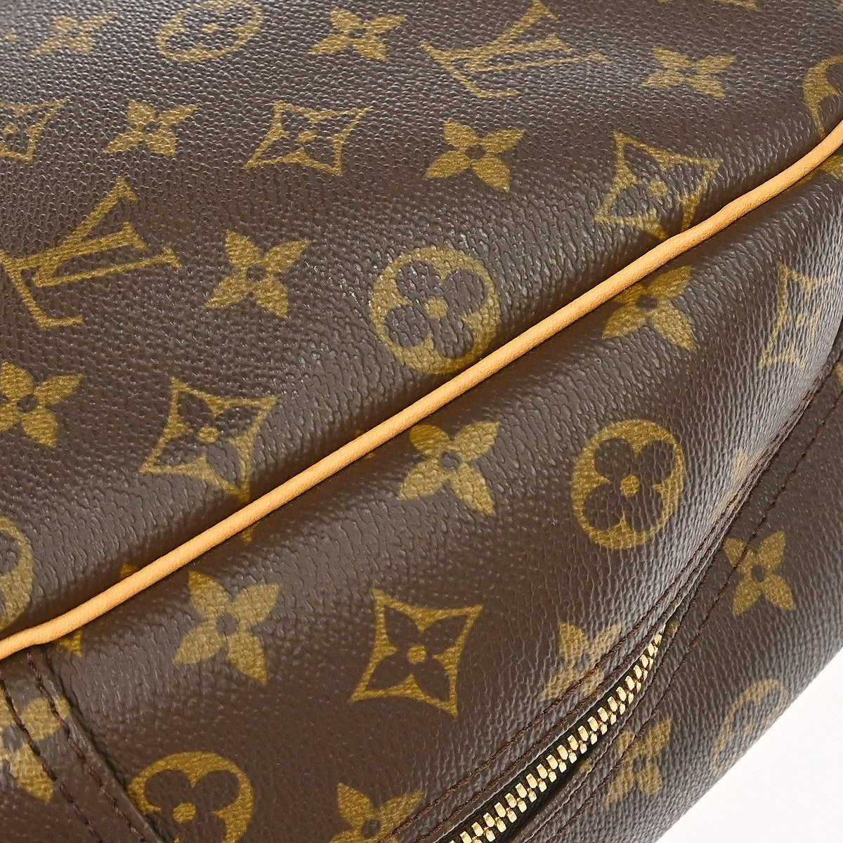 Louis Vuitton Deauville Monogram Canvas Brown Canvas Handbag (Pre-Owned)