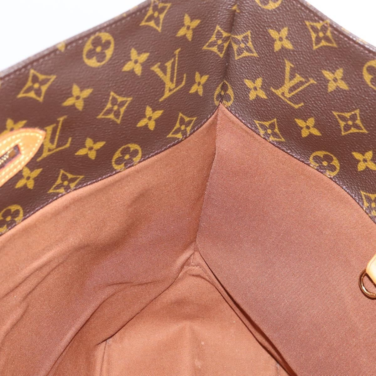Louis Vuitton Shopping Sac Monogram Canvas Brown Canvas Handbag (Pre-Owned)