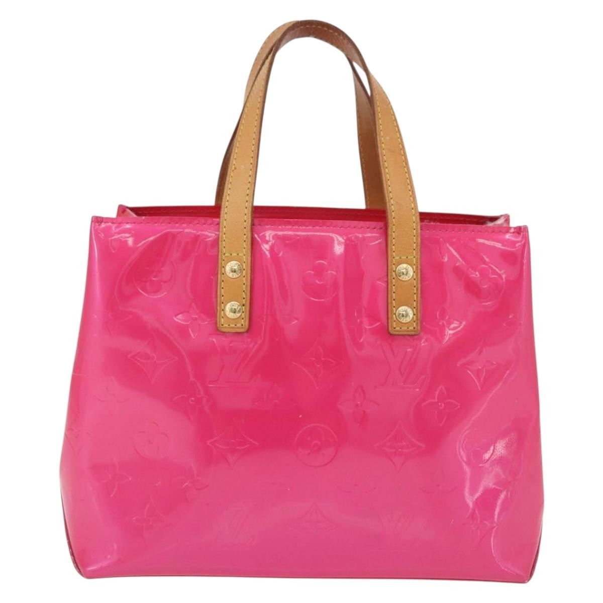 Louis Vuitton Reade Monogram Vernis Pink Patent_Leather Handbag (Pre-Owned)