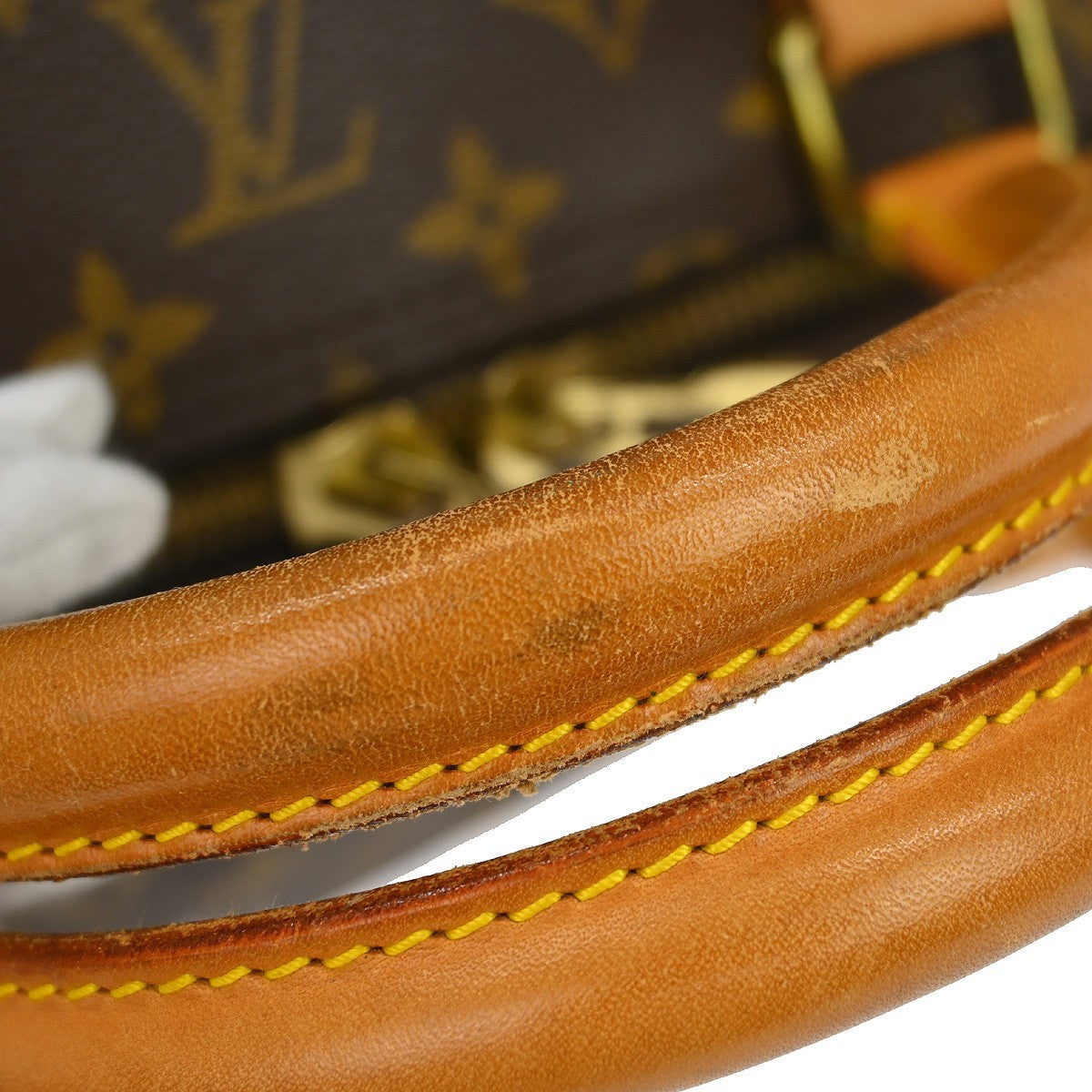 Louis Vuitton Keepall Bandoulière Monogram Brown Canvas Travel Bag Bag (Pre-Owned)