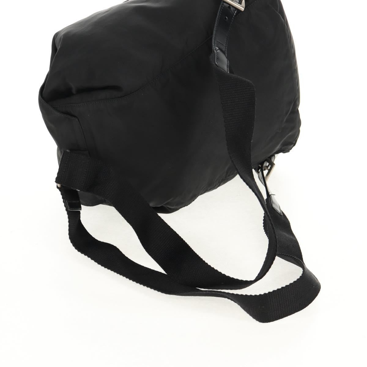 Prada Front Pocket Tessuto Black Nylon Backpack Bag (Pre-Owned)
