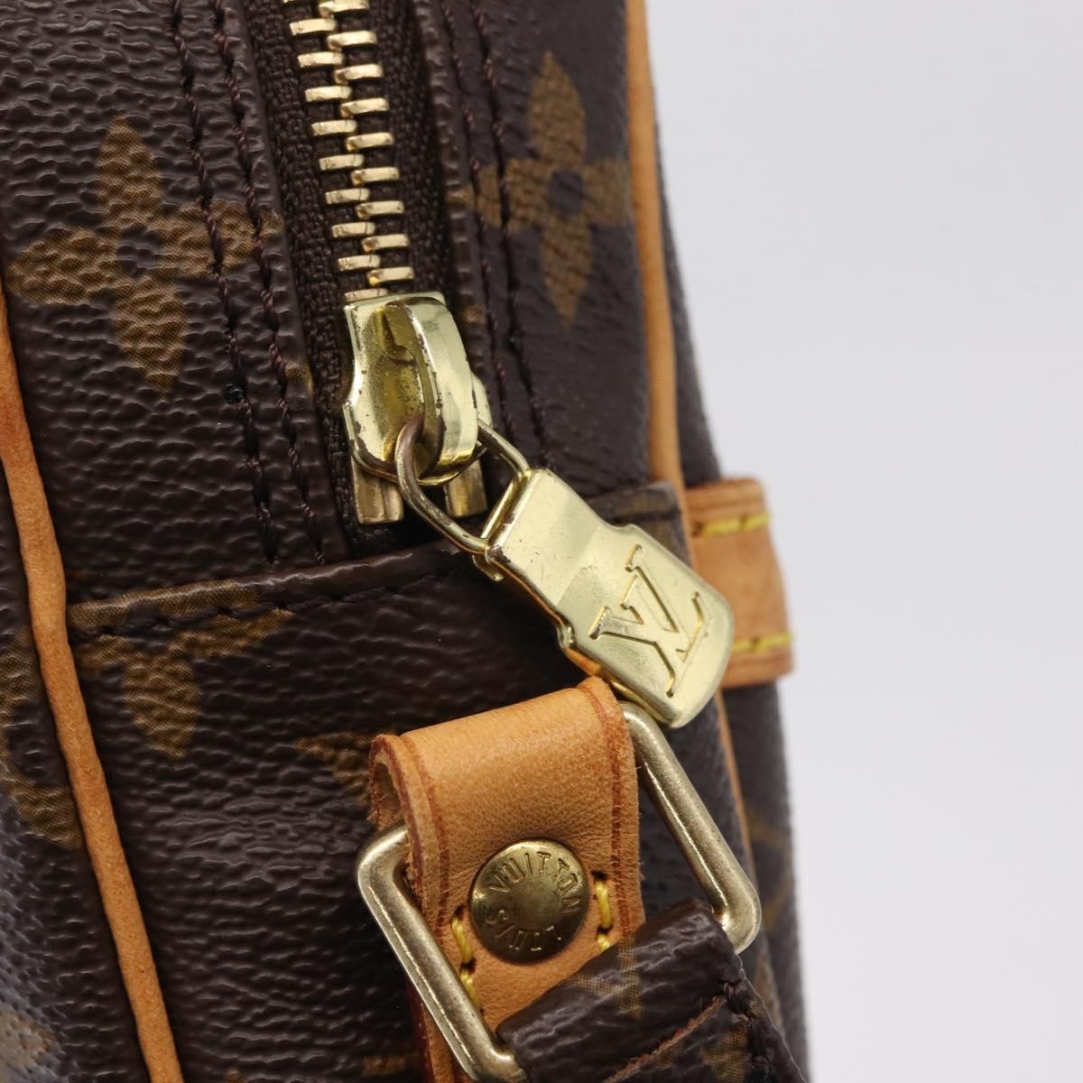 Louis Vuitton Danube Monogram Canvas Brown Canvas Handbag (Pre-Owned)