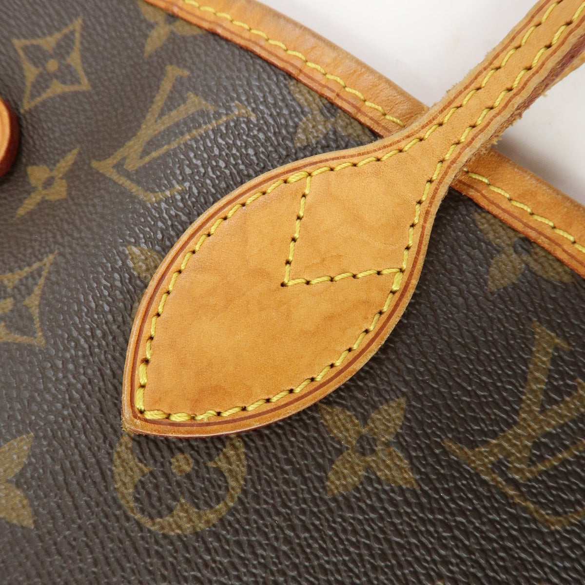 Louis Vuitton Neverfull Monogram Canvas Brown Canvas Tote Bag Bag (Pre-Owned)