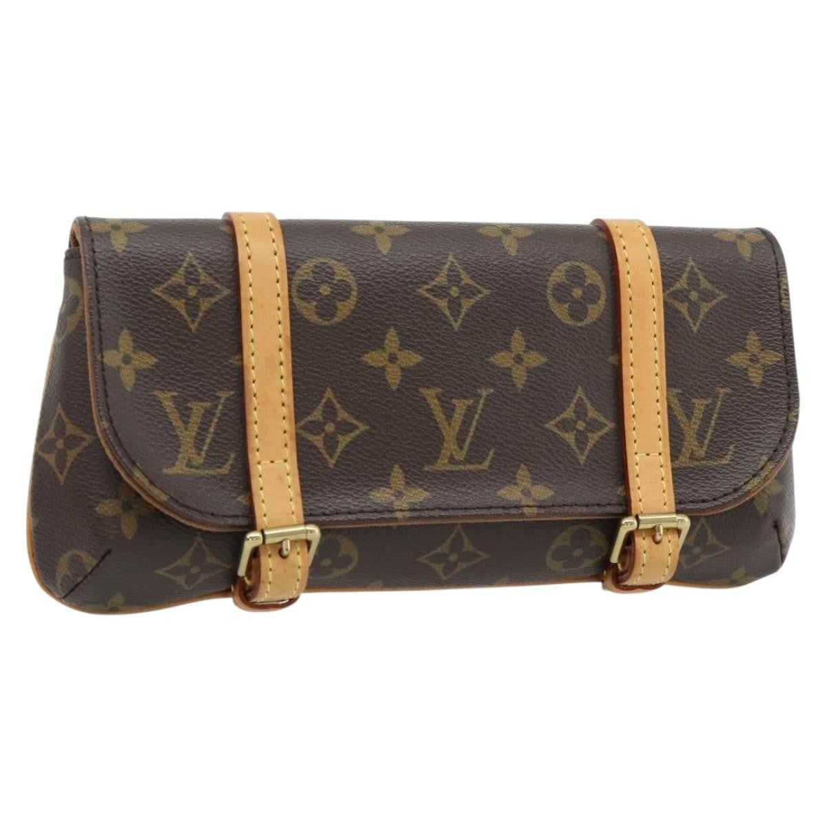 Louis Vuitton Marelle Waist Monogram Canvas Brown Canvas Clutche & Pouche Bag (Pre-Owned)