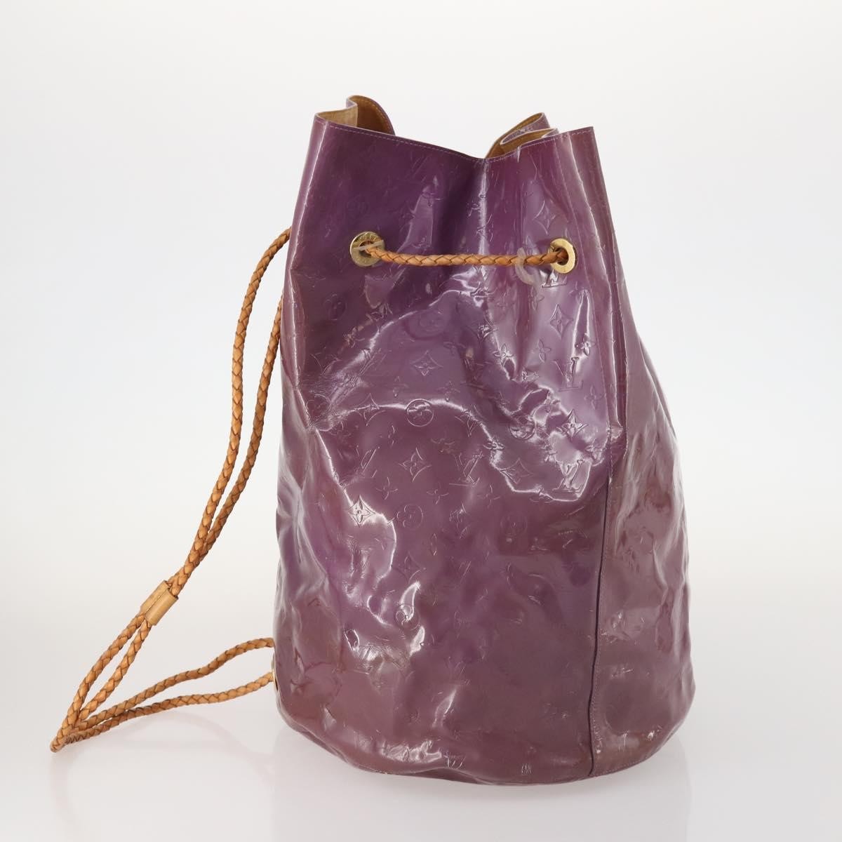 Louis Vuitton Morton Patent Leather Purple Patent_Leather Shoulder Bag Bag (Pre-Owned)