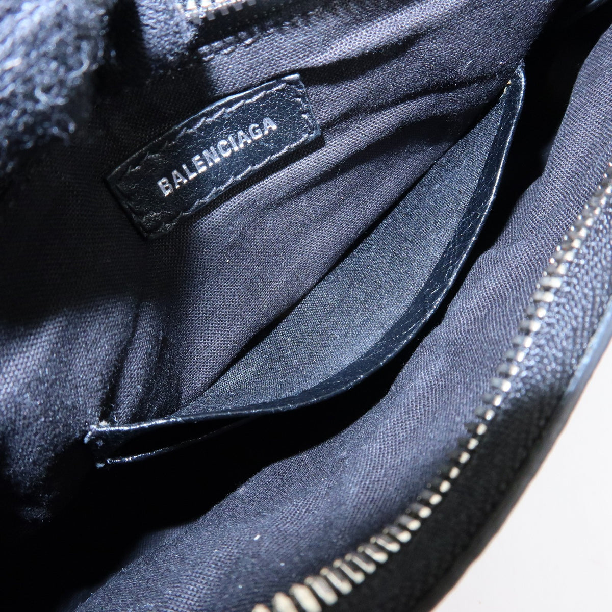Balenciaga Le Cagole Giant Studs Chain Leather Black Leather Shoulder Bag Bag (Pre-Owned)