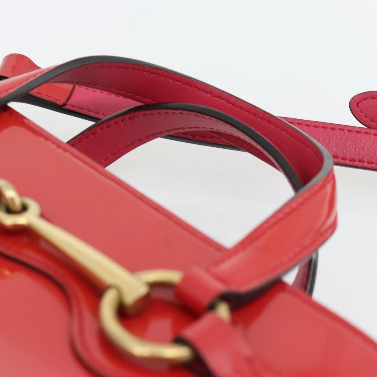Gucci Bright Bit Convertible Tote Patent Pink Patent_Leather Tote Bag Bag (Pre-Owned)