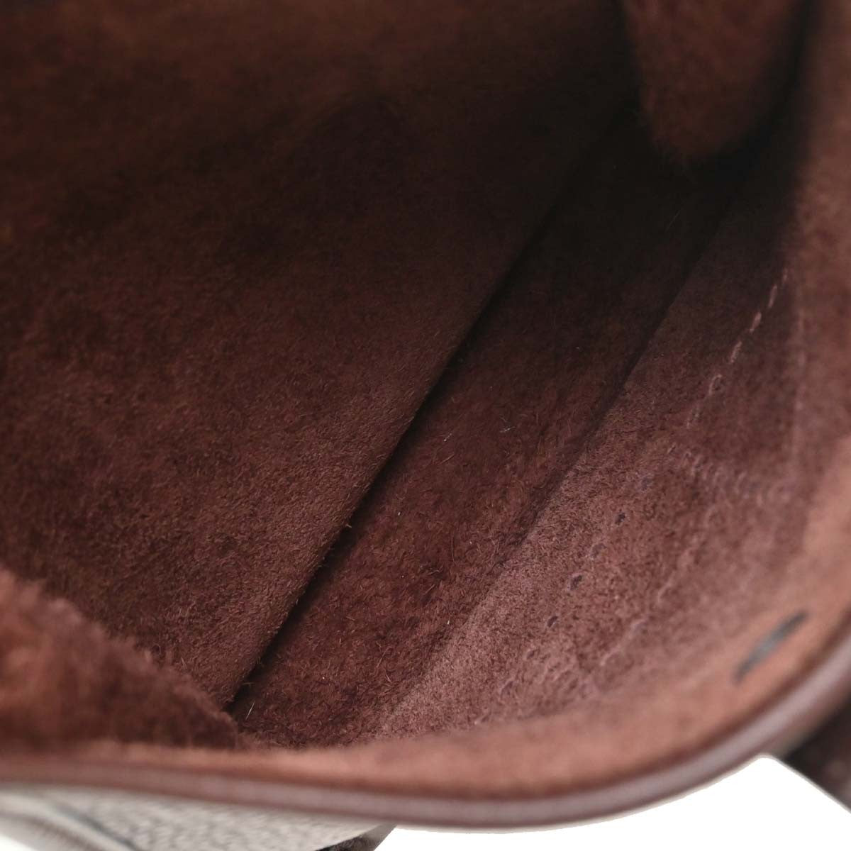 Hermes Evelyne Bag Gen Ii Clemence Brown Leather Shoulder Bag Bag (Pre-Owned)