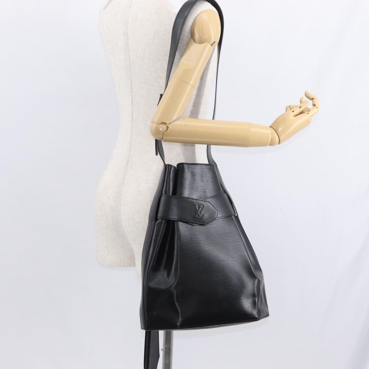 Louis Vuitton Vintage Sac D'epaule Epi Leather Black Leather Shoulder Bag Bag (Pre-Owned)