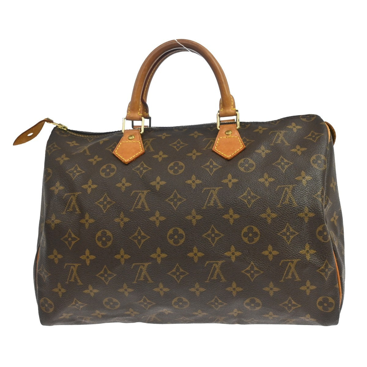 Louis Vuitton Speedy Monogram Brown Canvas Handbag (Pre-Owned)