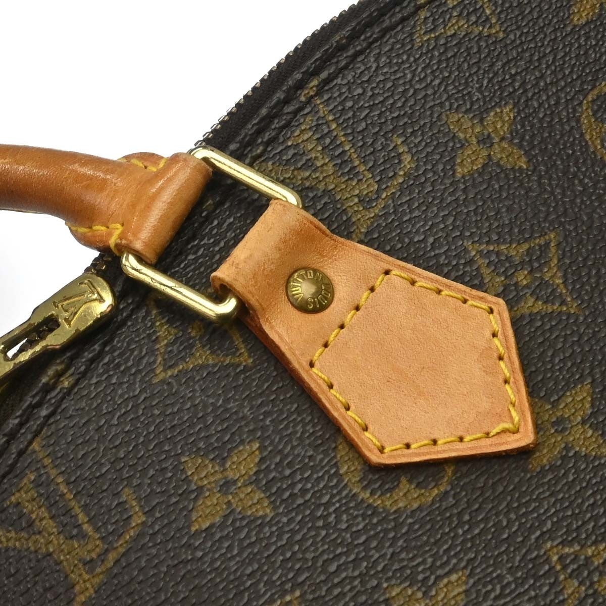 Louis Vuitton Alma Monogram Canvas Brown Canvas Handbag (Pre-Owned)
