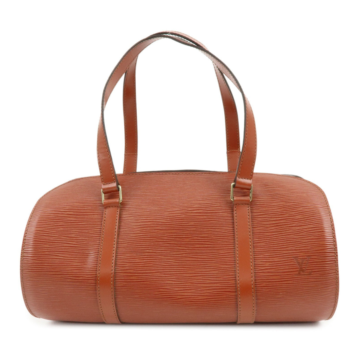 Louis Vuitton Soufflot Epi Leather Brown Leather Handbag (Pre-Owned)