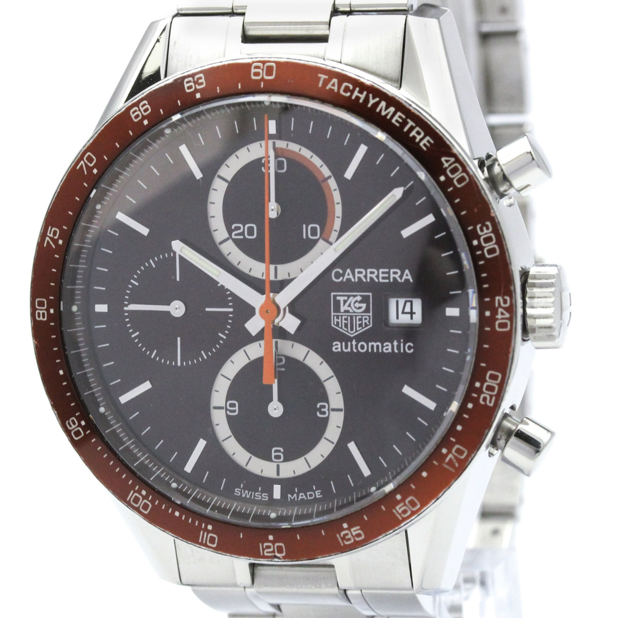 Tag Heuer Carrera Chronograph Automatic Stainless Steel Watch (Pre-Owned)