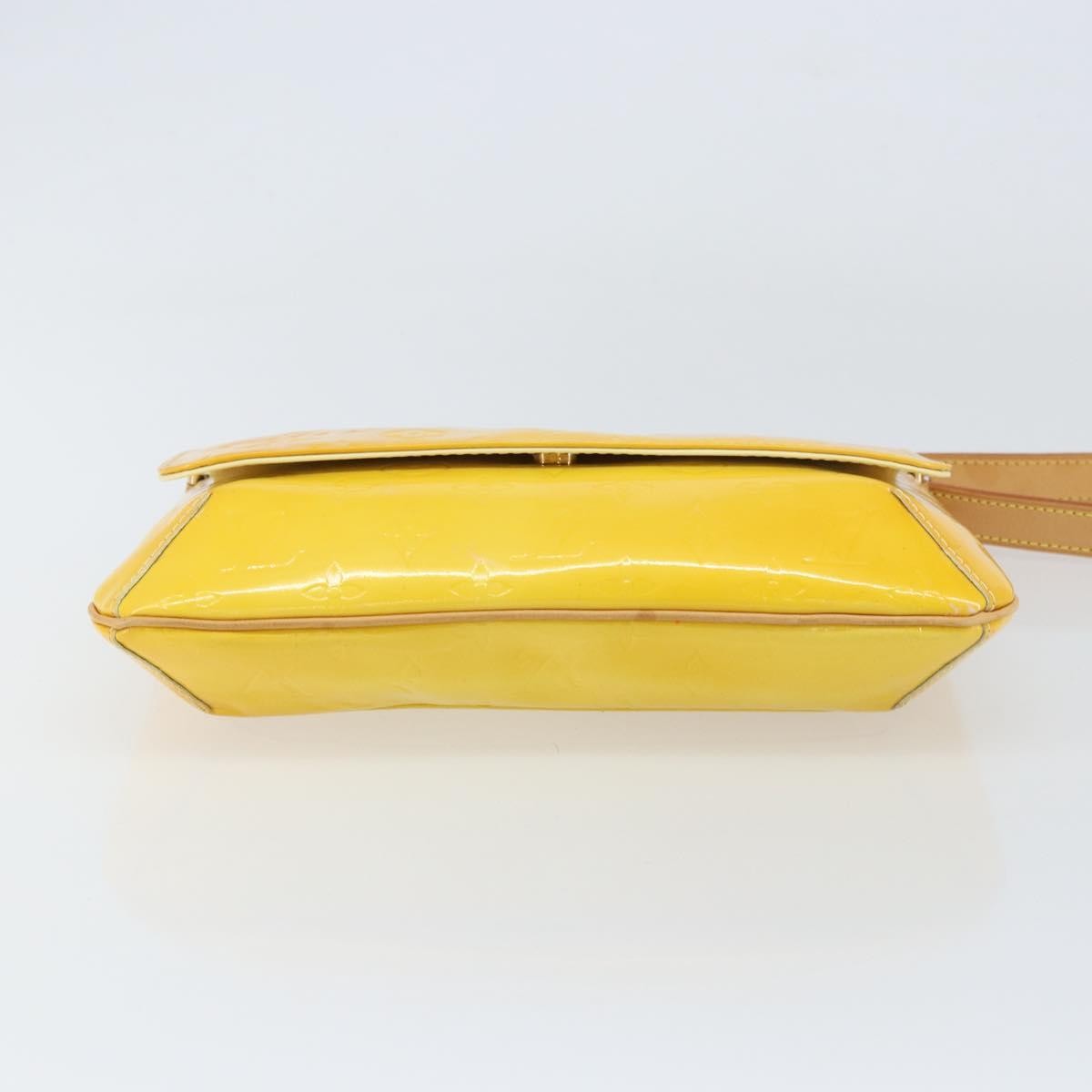 Louis Vuitton Thompson Street Monogram Vernis Yellow Patent_Leather Handbag (Pre-Owned)