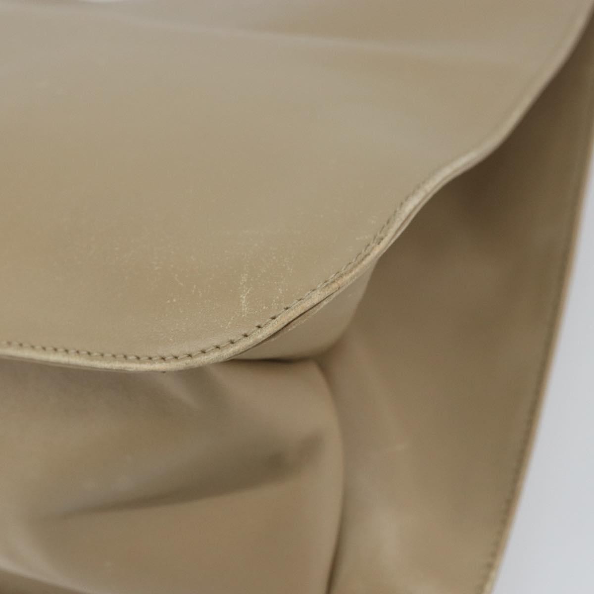 Gucci Vintage Leather Beige Leather Shoulder Bag Bag (Pre-Owned)