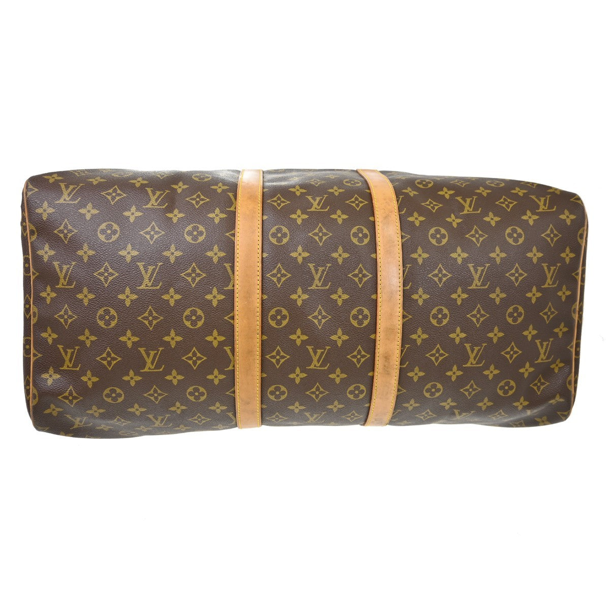 Louis Vuitton Keepall Monogram Canvas Brown Canvas Travel Bag Bag (Pre-Owned)