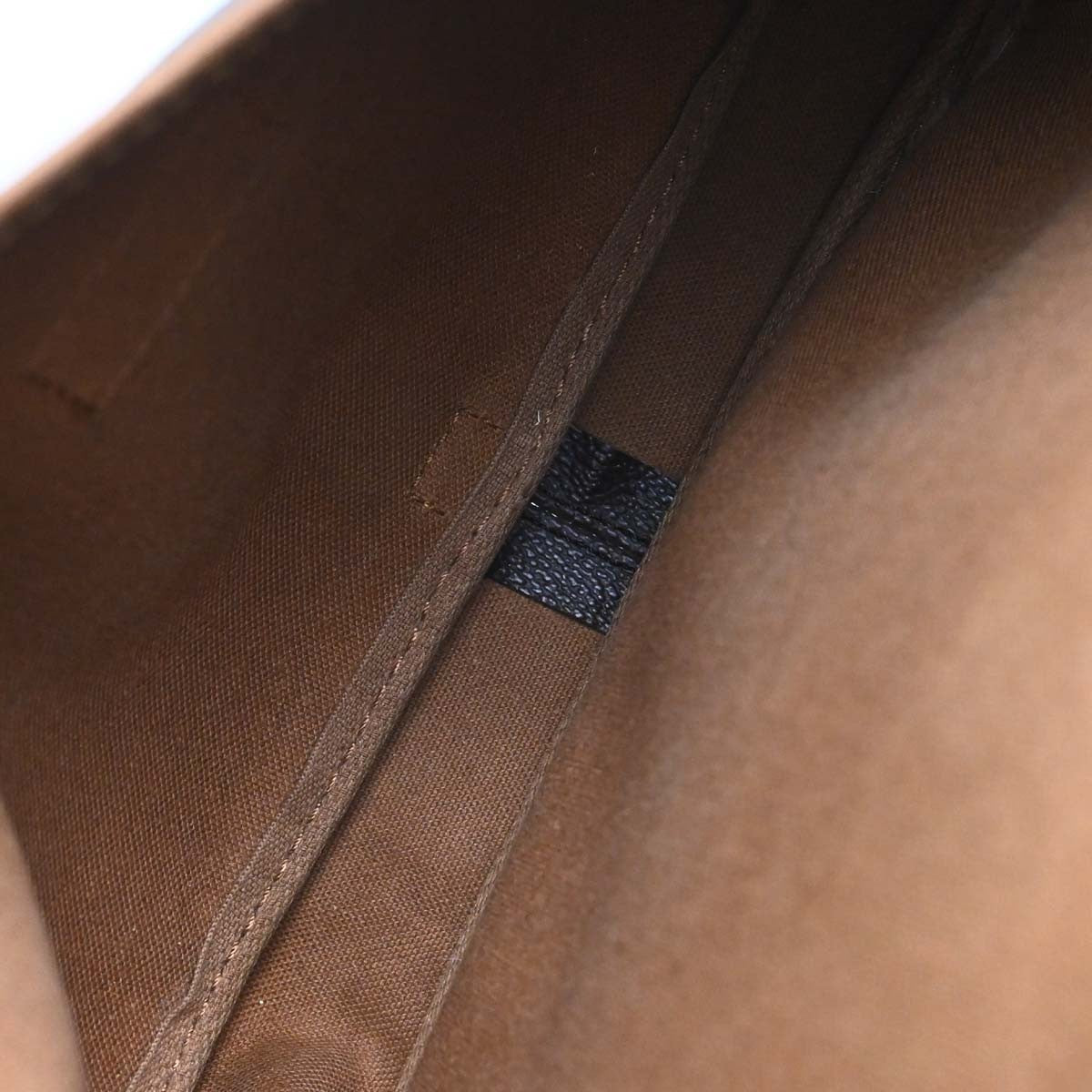 Louis Vuitton Saumur Monogram Canvas Brown Canvas Shoulder Bag Bag (Pre-Owned)