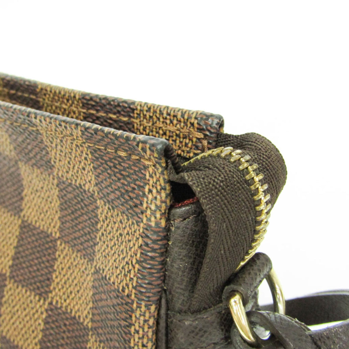 Louis Vuitton Trousse Make Up Damier Brown Canvas Clutche & Pouche Bag (Pre-Owned)