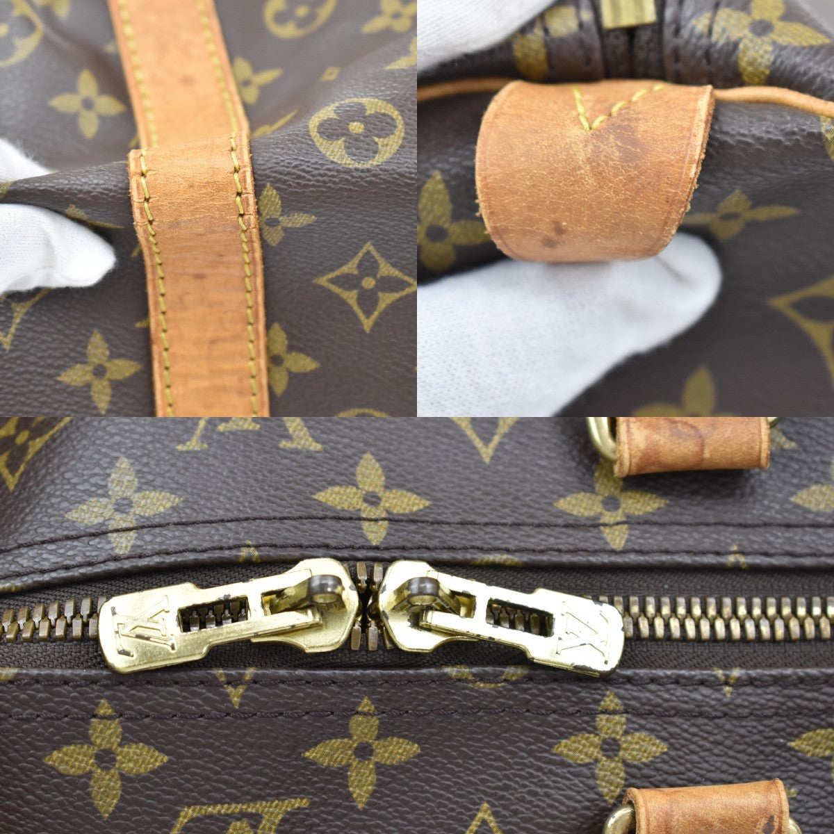 Louis Vuitton Keepall Monogram Canvas Brown Canvas Travel Bag Bag (Pre-Owned)