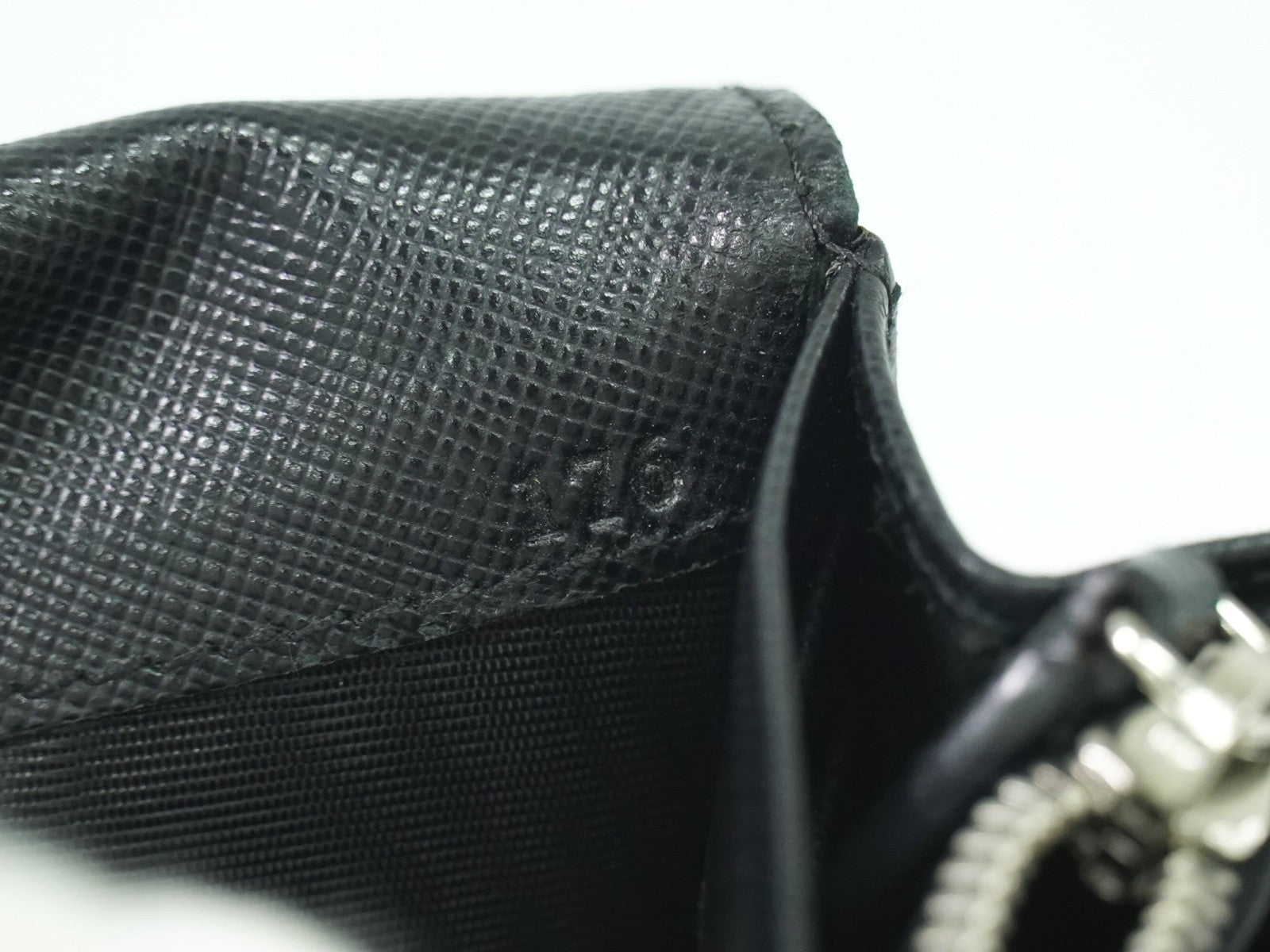 Prada Continental Tessuto Black Nylon Wallets Accessory (Pre-Owned)