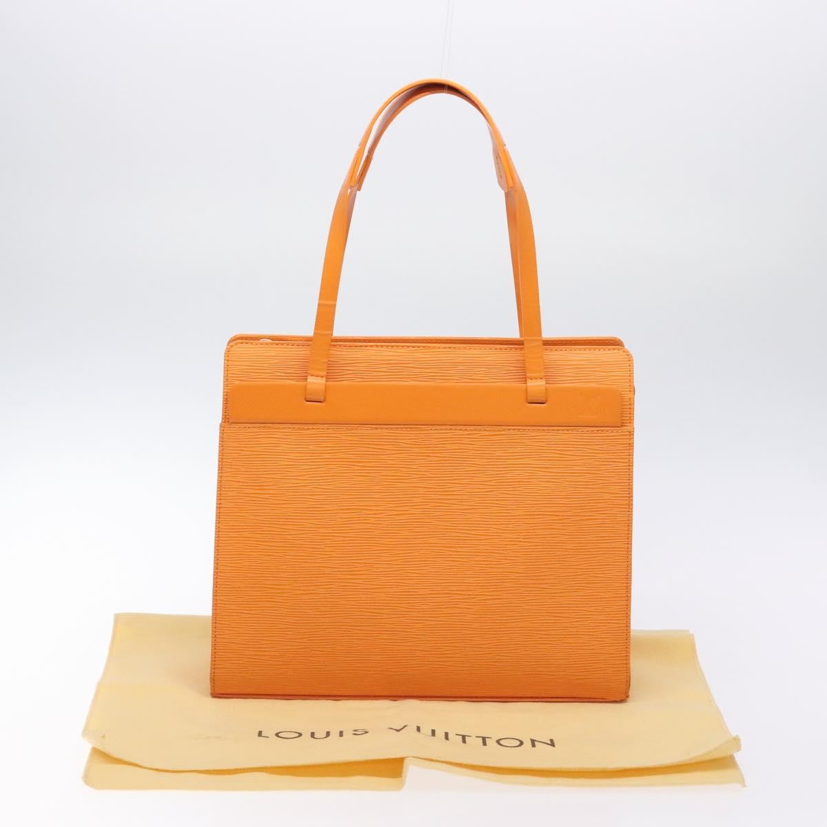 Louis Vuitton Croisette Epi Leather Orange Leather Handbag (Pre-Owned)