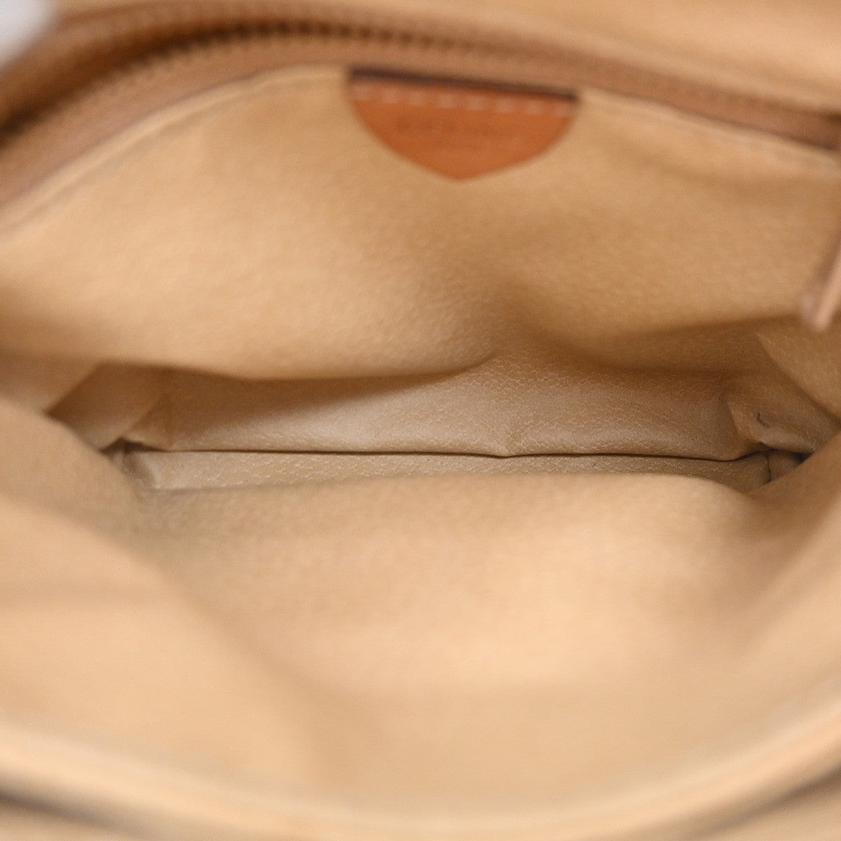 Celine Vintage Macadam Canvas Beige Canvas Shoulder Bag Bag (Pre-Owned)