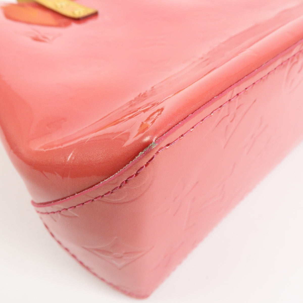 Louis Vuitton Reade Monogram Vernis Pink Patent_Leather Handbag (Pre-Owned)