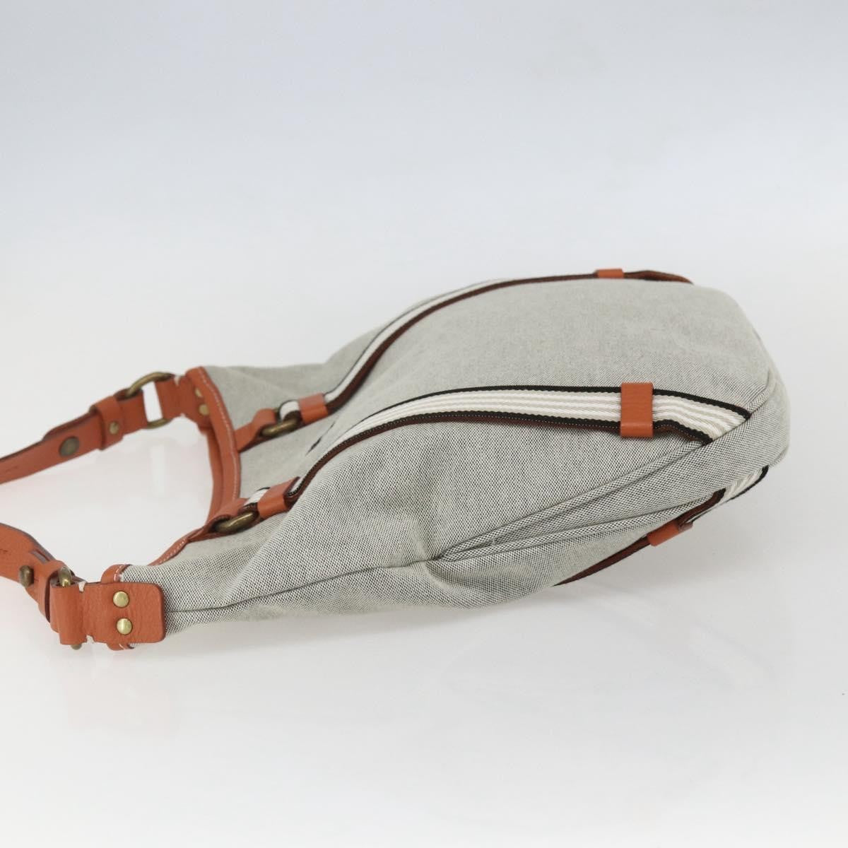 Burberry Blue Label Canvas Gray Canvas Shoulder Bag Bag (Pre-Owned)