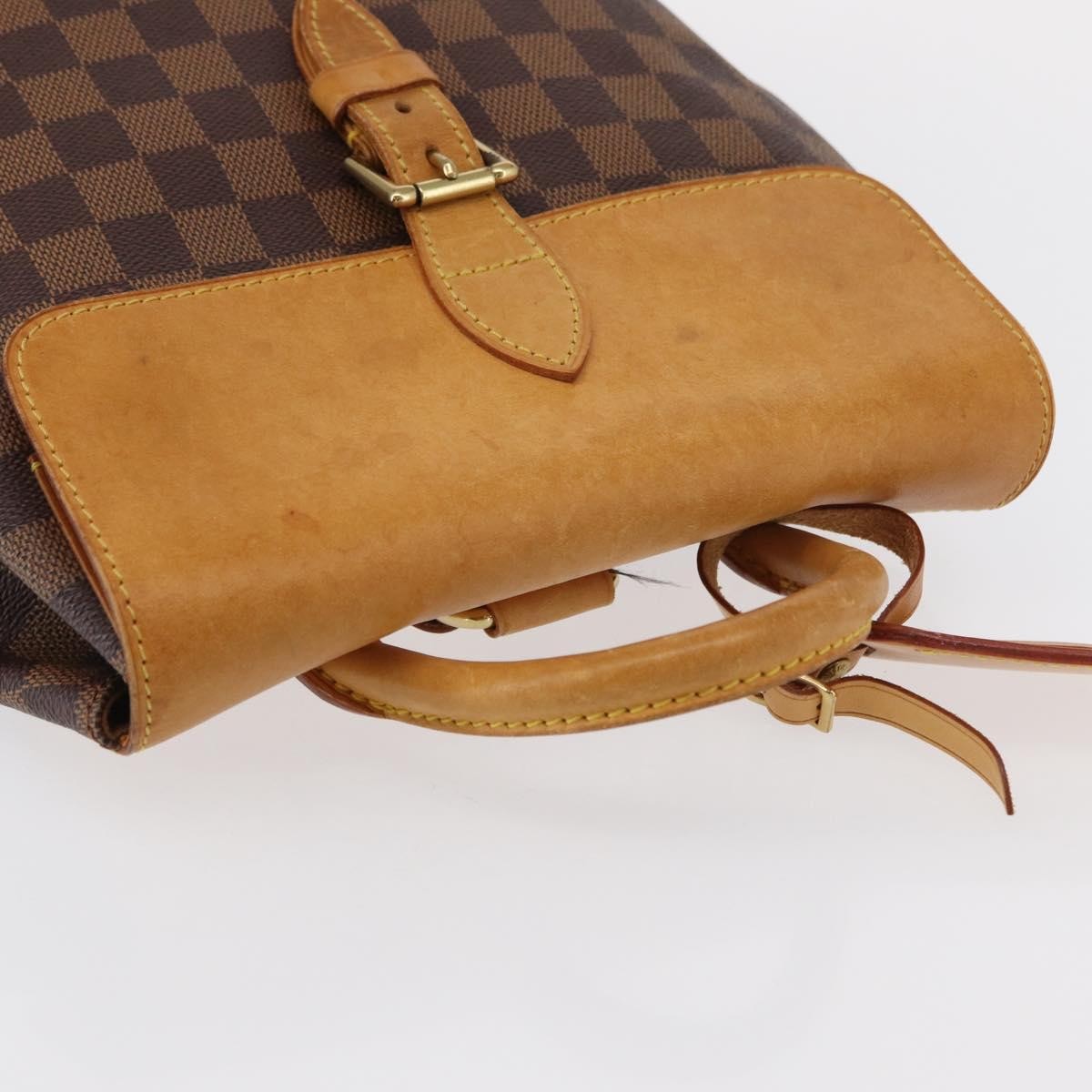 Louis Vuitton Arlequin Damier Brown Canvas Backpack Bag (Pre-Owned)