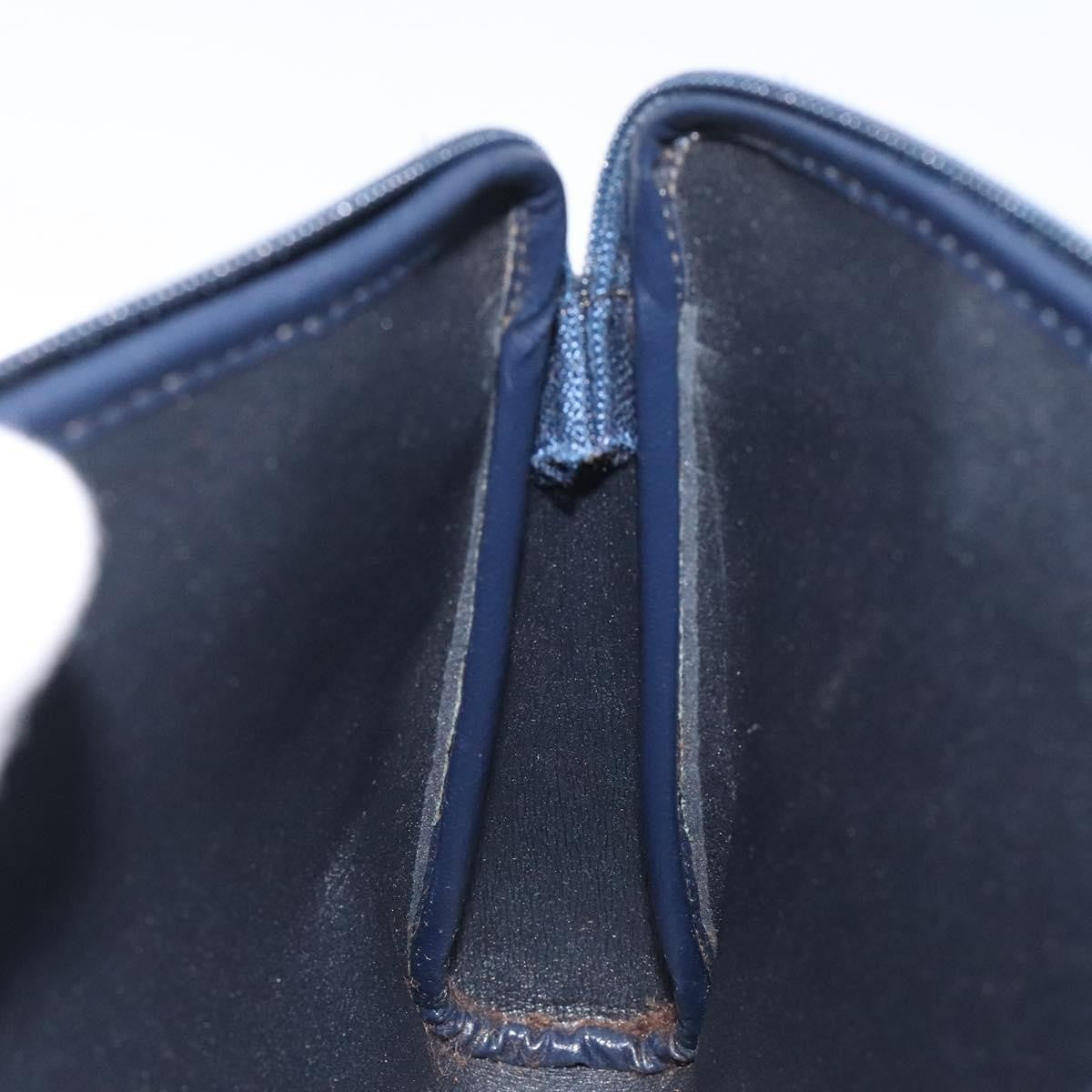 Christian Dior Vintage Trotter Embroidered Diorissimo Canvas Navy Canvas Clutche & Pouche Bag (Pre-Owned)
