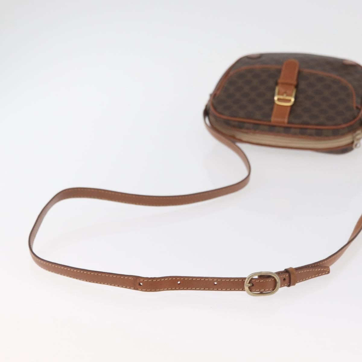 Celine Vintage Macadam Canvas Brown Pvc Shoulder Bag Bag (Pre-Owned)