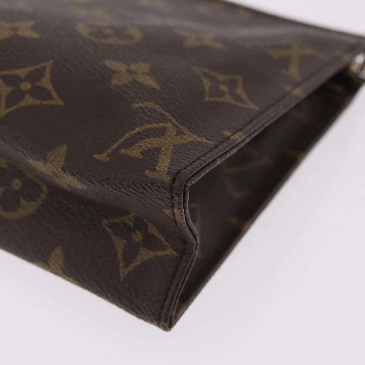 Louis Vuitton Toiletry Pouch Monogram Canvas Brown Canvas Clutche & Pouche Bag (Pre-Owned)