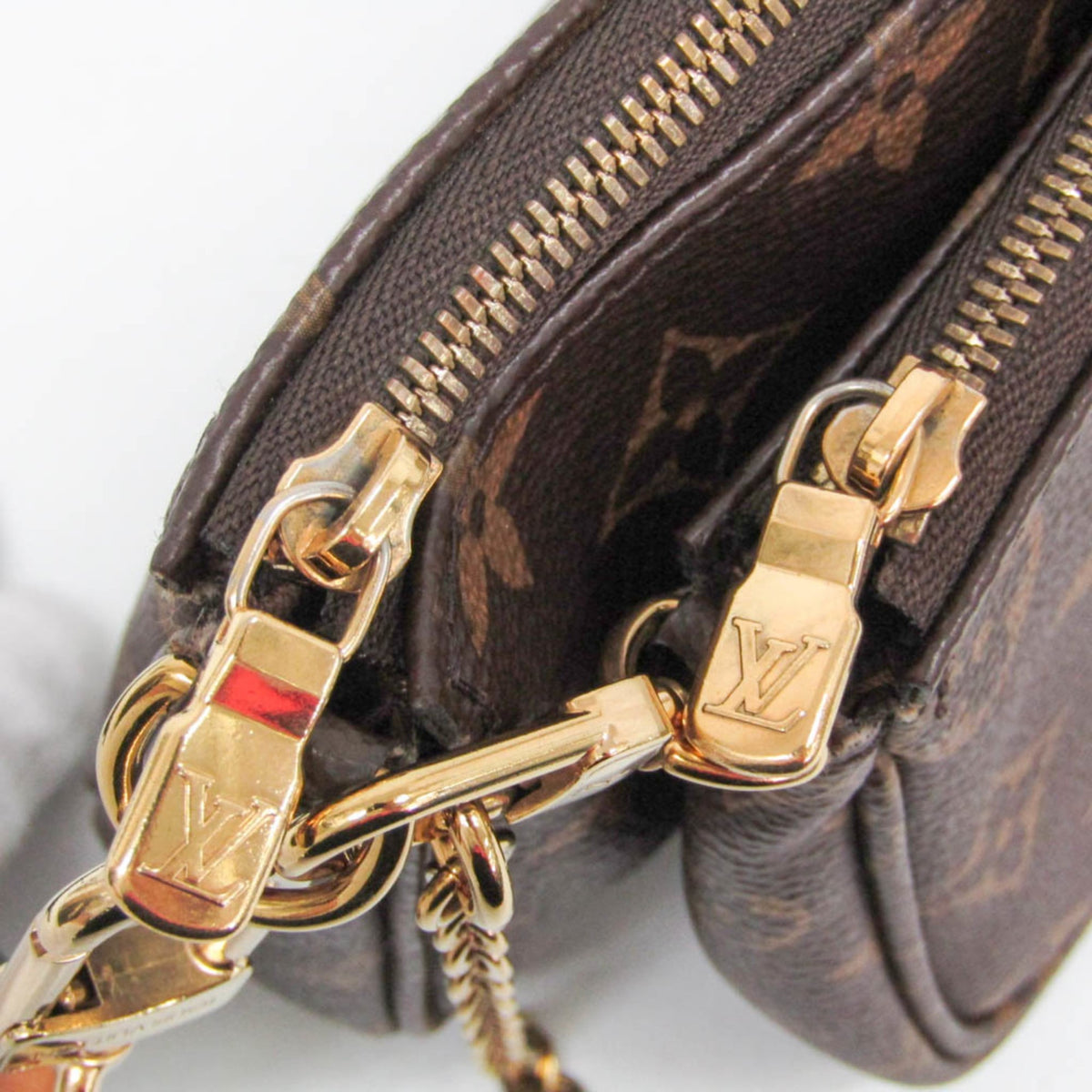 Louis Vuitton Multi Pochette Accessoires Pouch Monogram Canvas Brown Canvas Clutche & Pouche Bag (Pre-Owned)