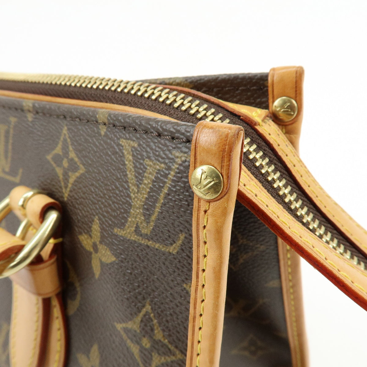 Louis Vuitton Popincourt Monogram Canvas Brown Canvas Shoulder Bag Bag (Pre-Owned)