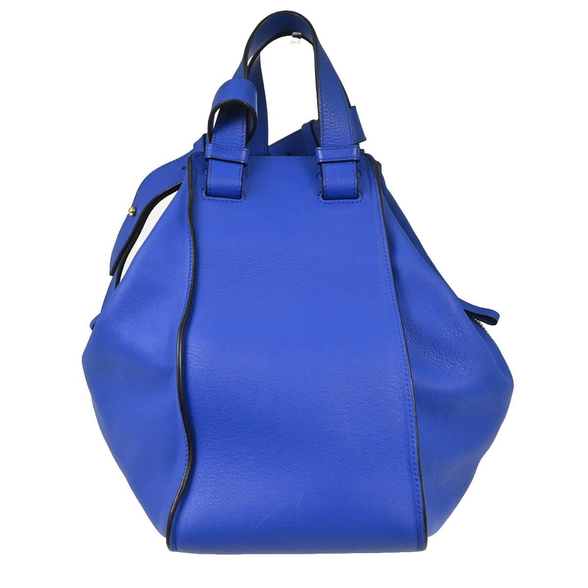 Loewe Hammock Leather Blue Leather Handbag (Pre-Owned)