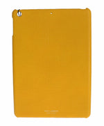Dolce & Gabbana Chic Yellow Leather Tablet Women's Case