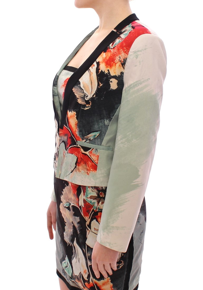 Sachin & Babi Elegant Silk Blend Multicolor Women's Blazer