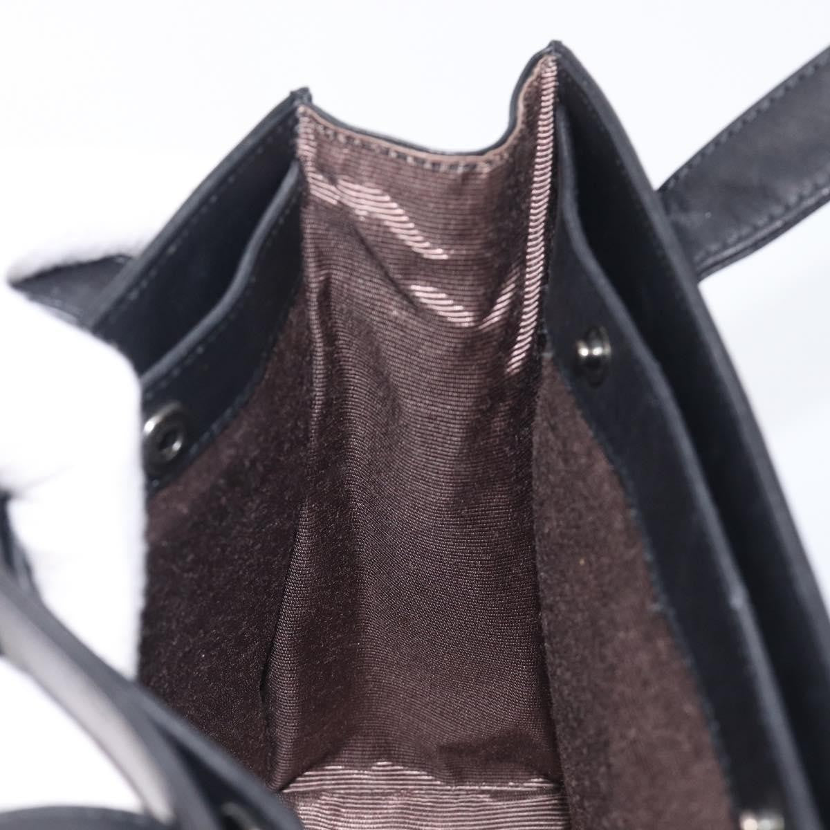 Givenchy Handbag Leather Black Leather Handbag (Pre-Owned)