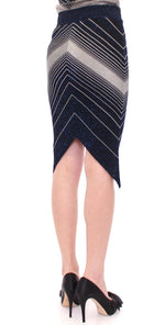 Alice Palmer Exclusive Knitted Skirt in Chic Women's Multicolor