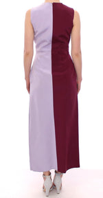 Barbara Casasola Elegant Long Silk Gown in Women's Lavender