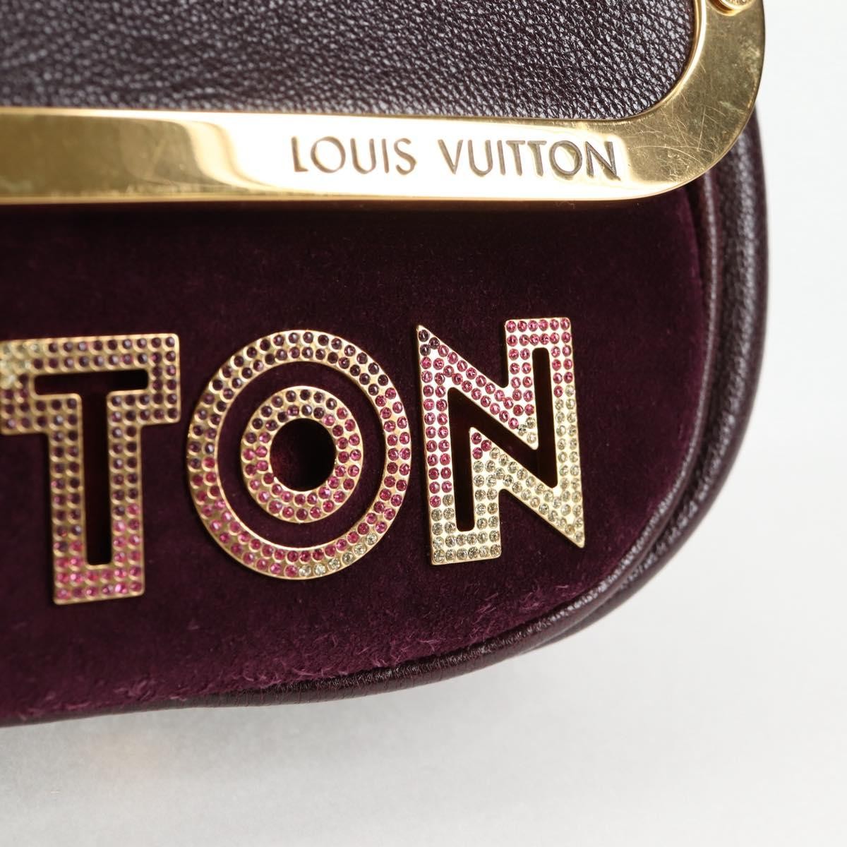 Louis Vuitton Avant Garde Pochette Leather With Suede Brown Leather Bag (Pre-Owned)