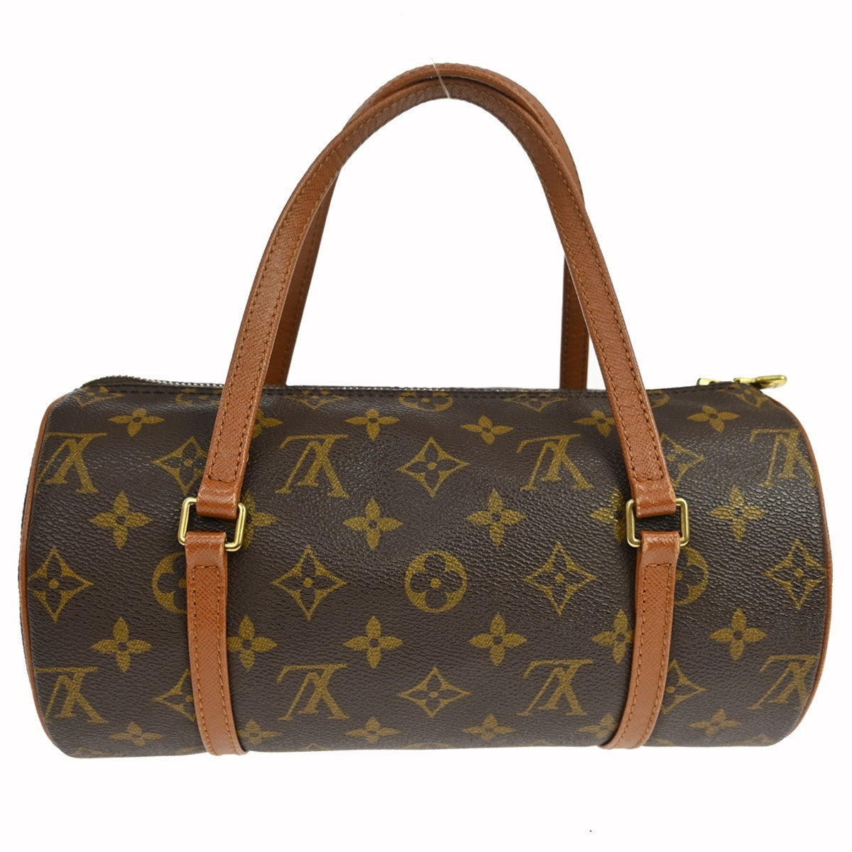 Louis Vuitton Papillon Monogram Canvas Brown Canvas Handbag (Pre-Owned)