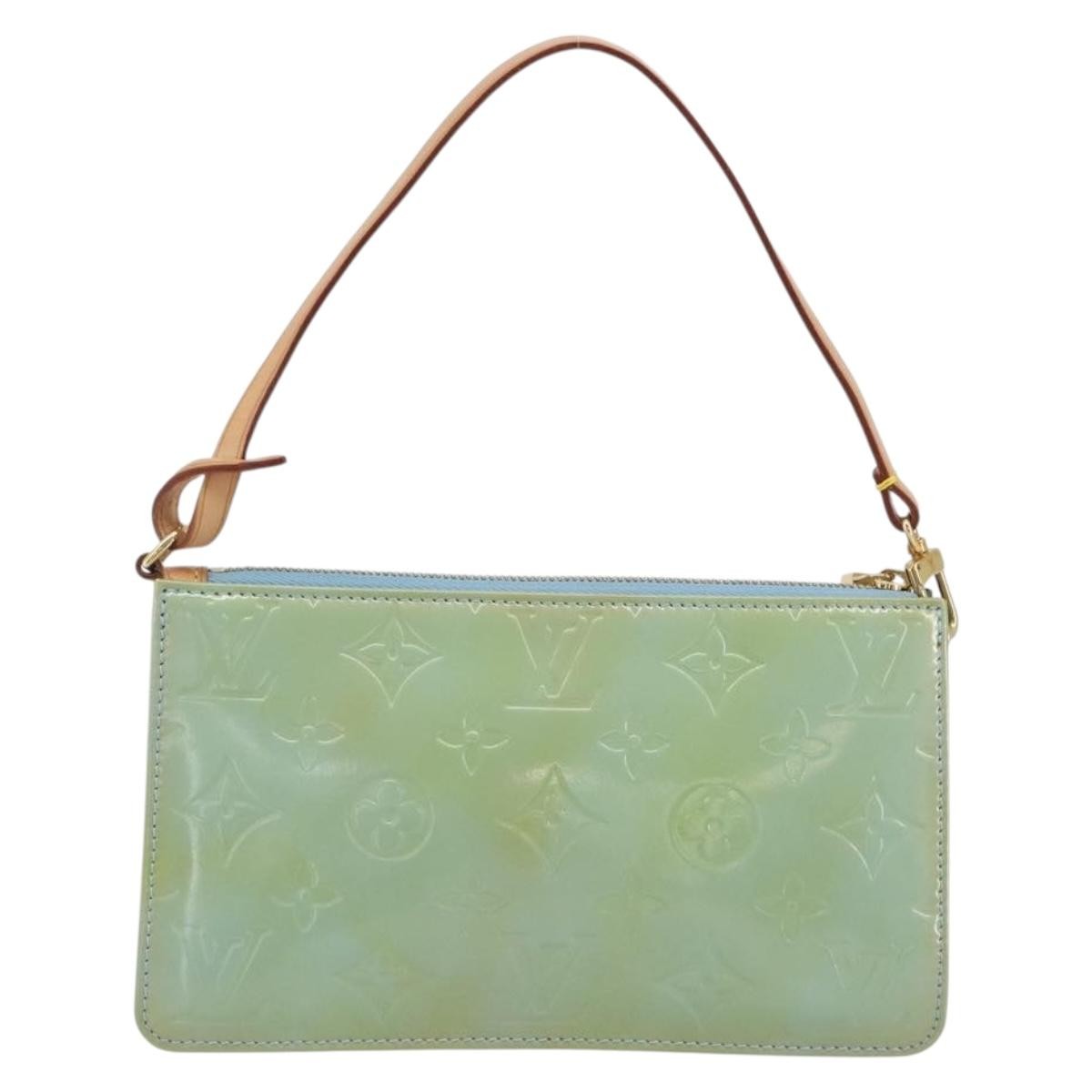 Louis Vuitton Lexington Pochette Monogram Vernis Blue Patent_Leather Clutche & Pouche Bag (Pre-Owned)