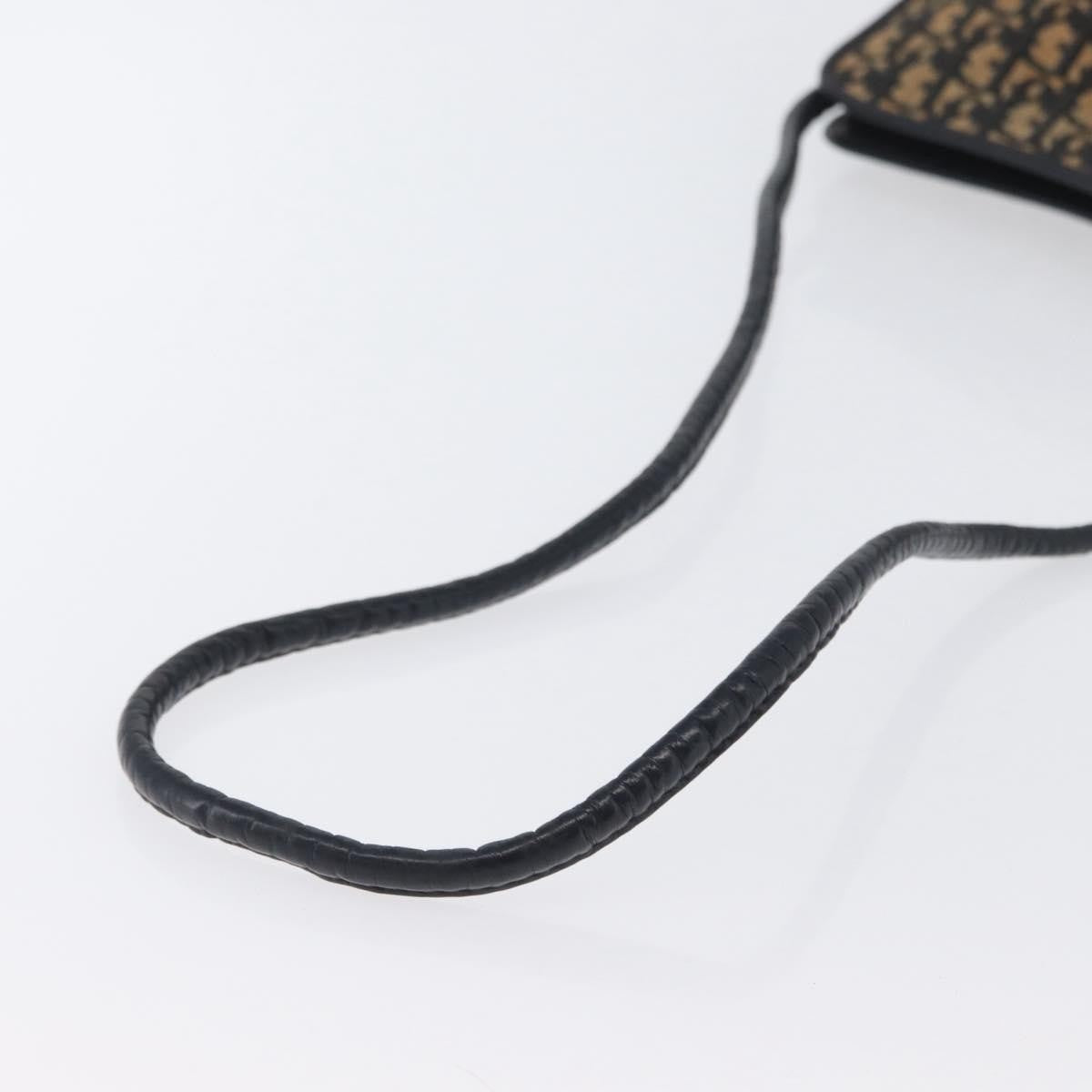 Christian Dior Vintage Trotter Canvas Navy Canvas Shoulder Bag Bag (Pre-Owned)